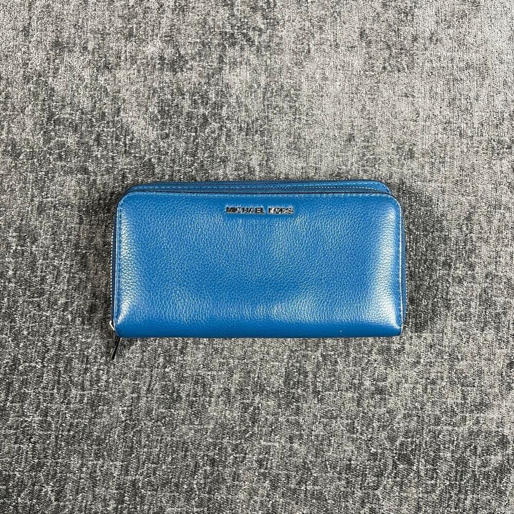 Michael-kors Women's Blue Wallet-purses